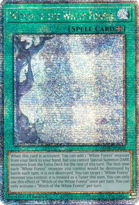 Witch of the White Forest (Quarter Century Secret Rare) - Alliance Insight (ALIN) #ALIN-EN058 - Quarter Century Secret Rare YuGiOh Trading Card