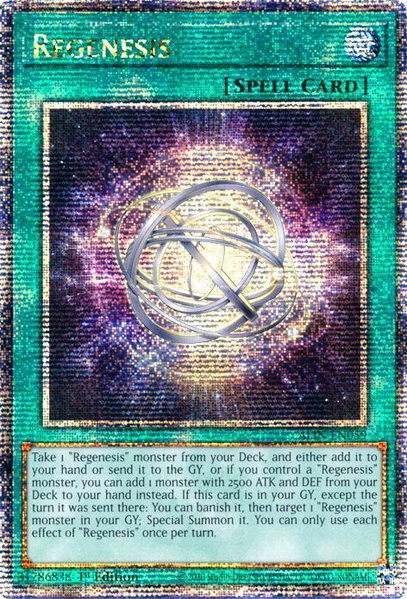 Regenesis (Quarter Century Secret Rare) - Alliance Insight YuGiOh trading card