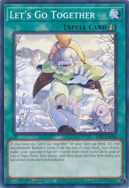 Let's Go Together trading card from Alliance Insight Let's Go Together - Alliance Insight YuGiOh trading card
