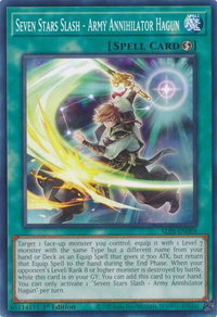 Seven Stars Slash - Army Annihilator Hagun - Alliance Insight (ALIN) #ALIN-EN069 - Common / Short Print YuGiOh Trading Card
