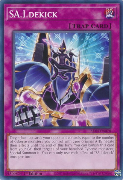 SA.I.dekick - Alliance Insight YuGiOh trading card