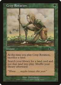 Crop Rotation - Urza's Legacy (ULG) #98 - Common Magic: The Gathering Trading Card