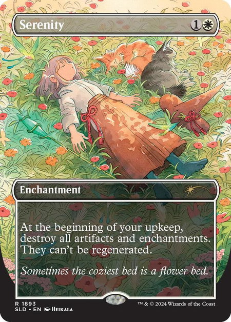 Serenity - Secret Lair Drop Series Magic: The Gathering trading card