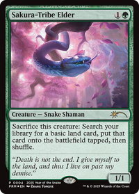 Sakura-Tribe Elder (Year of the Snake 2025) - Standard Showdown Promos (SSP) #4 - Promo Magic: The Gathering Trading Card