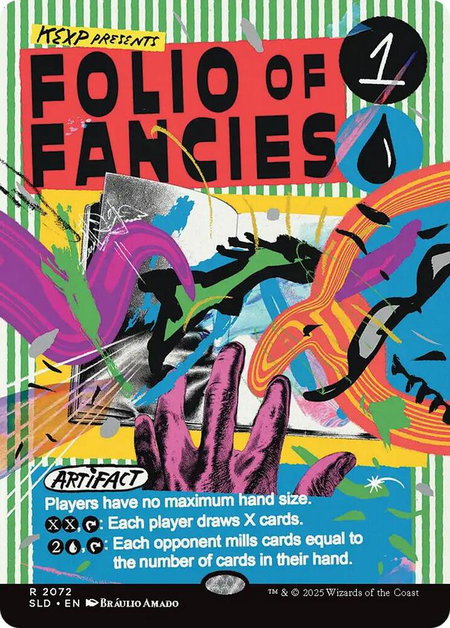 Folio of Fancies - Secret Lair Drop Series Magic: The Gathering trading card