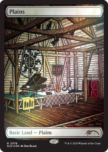 Plains (2076) (Rainbow Foil) - Secret Lair Drop Series Magic: The Gathering trading card