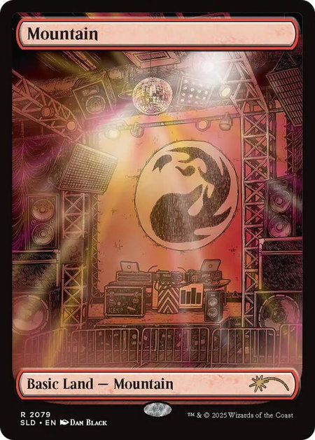 Mountain (2079) - Secret Lair Drop Series Magic: The Gathering trading card
