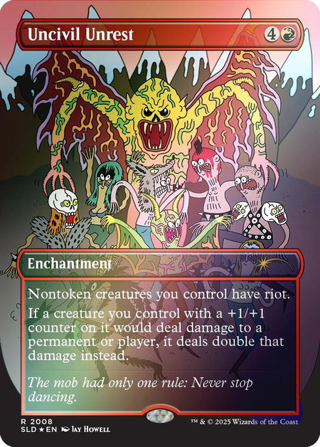 Uncivil Unrest (Rainbow Foil) - Secret Lair Drop Series Magic: The Gathering trading card