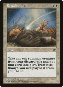 Breath of Life - Portal (POR) #10 - Common Magic: The Gathering Trading Card
