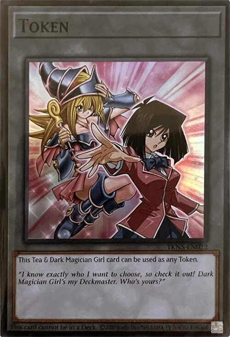 Token: Tea & Dark Magician Girl trading card from Alliance Insight Token: Tea & Dark Magician Girl - Alliance Insight YuGiOh trading card