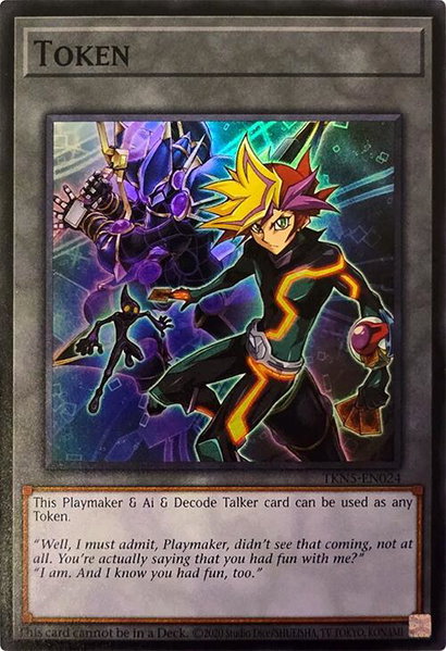 Token: Playmaker & Ai & Decode Talker - Alliance Insight YuGiOh trading card