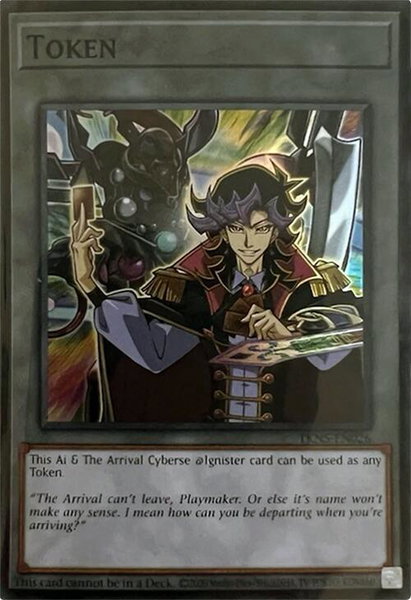 Token: Ai & The Arrival Cyberse @Ignister - Alliance Insight YuGiOh trading card
