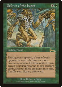 Defense of the Heart - Urza's Legacy (ULG) #100 - Rare Magic: The Gathering Trading Card