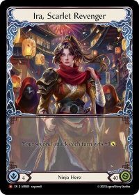 Ira, Scarlet Revenger - Armory Deck: Ira #ASR001 - Majestic Flesh and Blood Trading Card