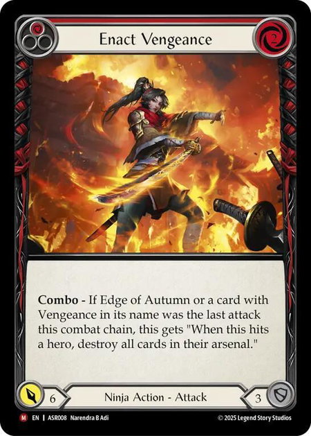 Enact Vengeance - Armory Deck: Ira Flesh and Blood trading card