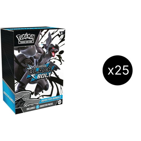 Black Bolt Booster Bundle Case trading card from SV: Black Bolt Black Bolt Booster Bundle Case - SV: Black Bolt Pokémon trading card