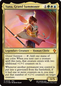 Yuna, Grand Summoner - Commander: FINAL FANTASY (FIC) #8 - Mythic Rare Magic: The Gathering Trading Card