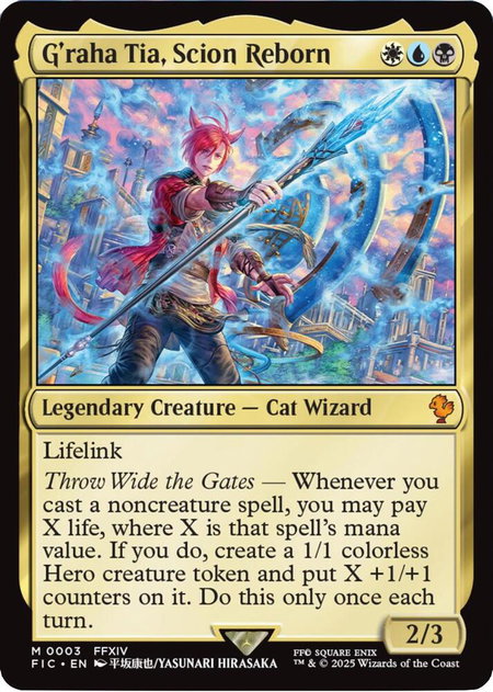 G'raha Tia, Scion Reborn - Commander: FINAL FANTASY Magic: The Gathering trading card