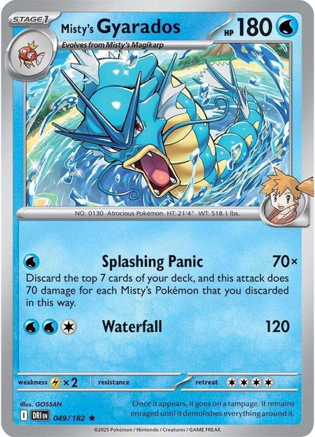 Misty's Gyarados - SV10: Destined Rivals Pokémon trading card