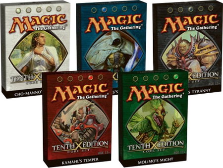 10th Edition - Theme Decks [Set of 5] - 10th Edition Magic: The Gathering trading card