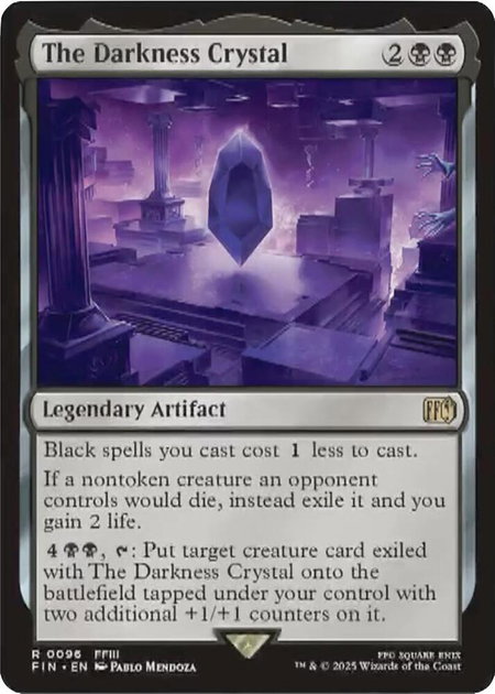 The Darkness Crystal - FINAL FANTASY Magic: The Gathering trading card