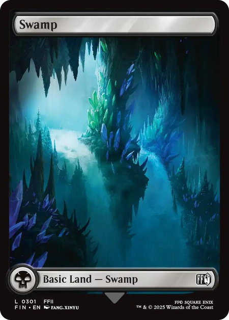 Swamp (0301) - FINAL FANTASY Magic: The Gathering trading card