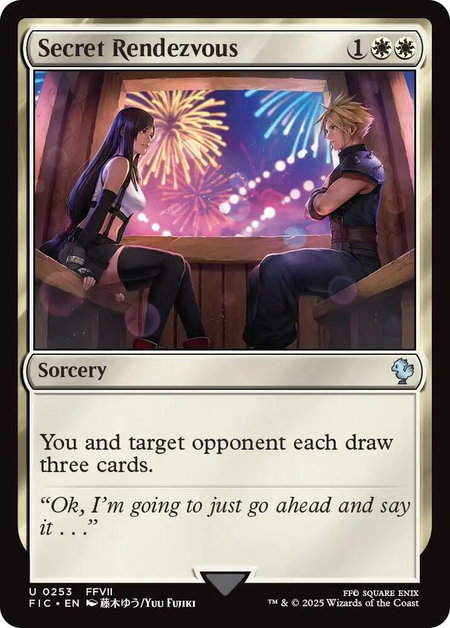 Secret Rendezvous (0253) - Commander: FINAL FANTASY Magic: The Gathering trading card
