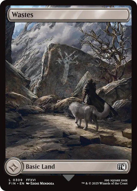 Wastes - FINAL FANTASY Magic: The Gathering trading card