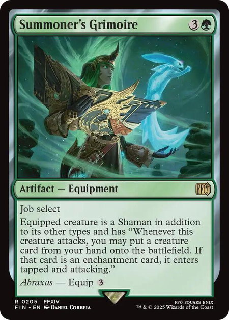 Summoner's Grimoire - FINAL FANTASY Magic: The Gathering trading card