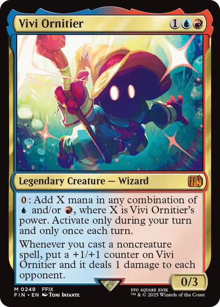 Vivi Ornitier - FINAL FANTASY Magic: The Gathering trading card