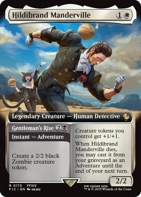 Hildibrand Manderville (Extended Art) - Commander: FINAL FANTASY Magic: The Gathering trading card