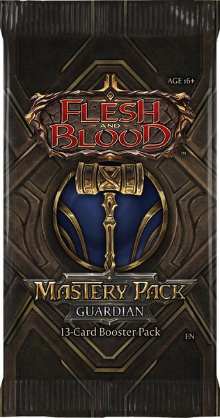 Mastery Pack Guardian Booster Pack trading card from Mastery Pack Guardian Mastery Pack Guardian Booster Pack - Mastery Pack Guardian Flesh and Blood trading card