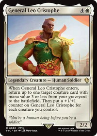 General Leo Cristophe - Commander: FINAL FANTASY (FIC) #20 - Rare Magic: The Gathering Trading Card