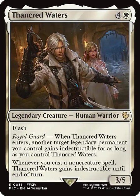 Thancred Waters - Commander: FINAL FANTASY Magic: The Gathering trading card