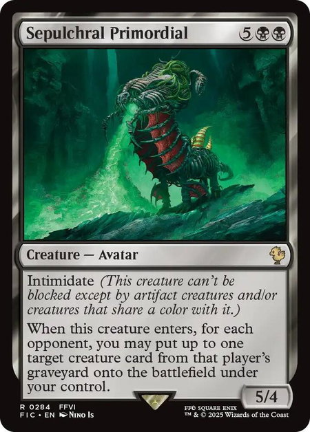Sepulchral Primordial - Commander: FINAL FANTASY Magic: The Gathering trading card