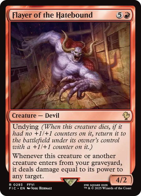 Flayer of the Hatebound - Commander: FINAL FANTASY Magic: The Gathering trading card