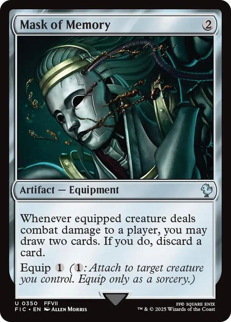 Mask of Memory - Commander: FINAL FANTASY Magic: The Gathering trading card