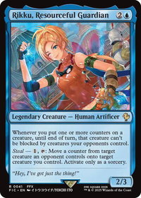 Rikku, Resourceful Guardian - Commander: FINAL FANTASY (FIC) #41 - Rare Magic: The Gathering Trading Card