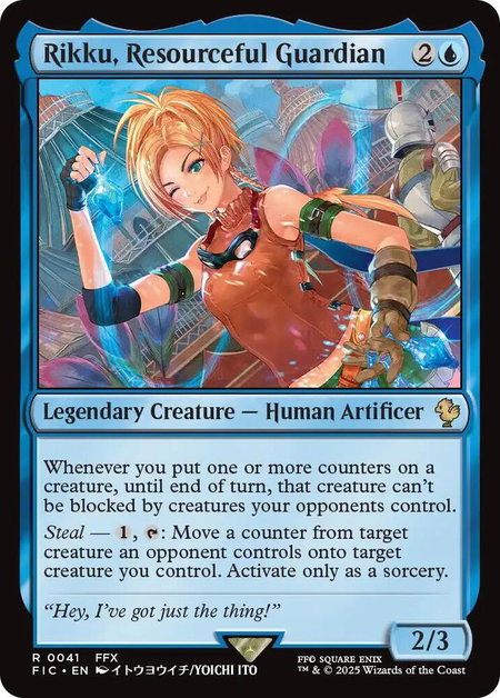 Rikku, Resourceful Guardian - Commander: FINAL FANTASY Magic: The Gathering trading card