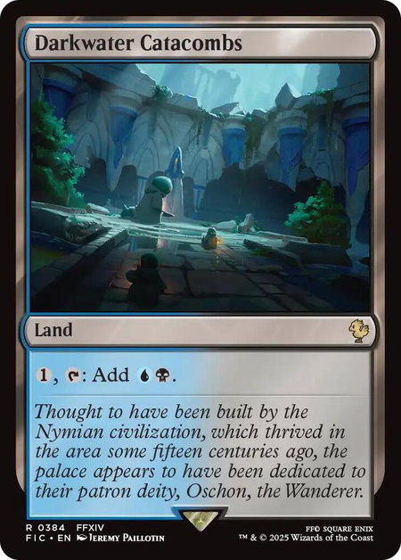 Darkwater Catacombs - Commander: FINAL FANTASY Magic: The Gathering trading card