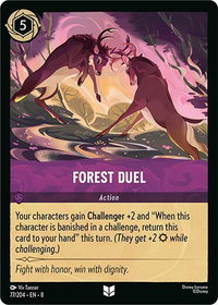Forest Duel - Reign of Jafar (8) #77/204 - Uncommon Disney Lorcana Trading Card