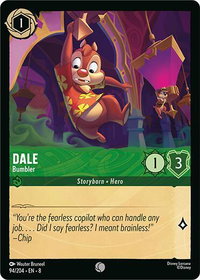 Dale - Bumbler - Reign of Jafar (8) #94/204 - Common Disney Lorcana Trading Card