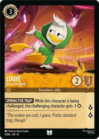 Louie - One Cool Duck - Reign of Jafar (8) #1/204 - Uncommon Disney Lorcana Trading Card