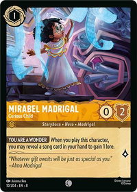 Mirabel Madrigal - Curious Child - Reign of Jafar (8) #10/204 - Common Disney Lorcana Trading Card