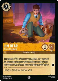 Jim Dear - Beloved Husband - Reign of Jafar (8) #12/204 - Common Disney Lorcana Trading Card