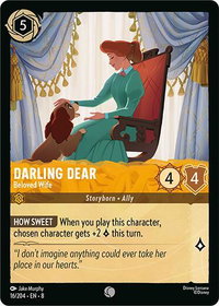 Darling Dear - Beloved Wife - Reign of Jafar (8) #16/204 - Common Disney Lorcana Trading Card