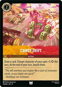 Candy Drift - Reign of Jafar (8) #39/204 - Uncommon Disney Lorcana Trading Card