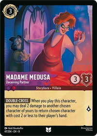 Madame Medusa - Deceiving Partner - Reign of Jafar (8) #47/204 - Uncommon Disney Lorcana Trading Card