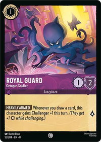 Royal Guard - Octopus Soldier - Reign of Jafar (8) #52/204 - Common Disney Lorcana Trading Card