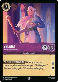 Yelana - Northuldra Leader - Reign of Jafar (8) #55/204 - Common Disney Lorcana Trading Card